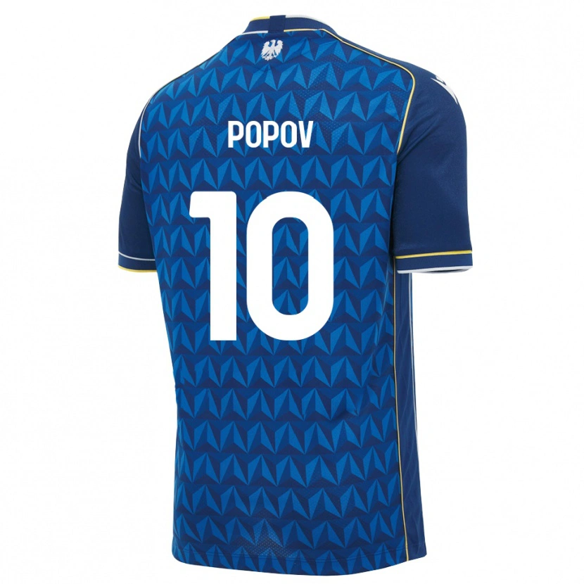 Danxen Men Nikolay Popov #10 Royal Blue White Blue Away Jersey 2026/27 T-Shirt