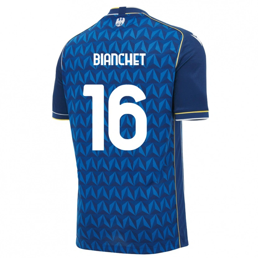 Danxen Men Alessandro Bianchet #16 Royal Blue White Blue Away Jersey 2026/27 T-Shirt