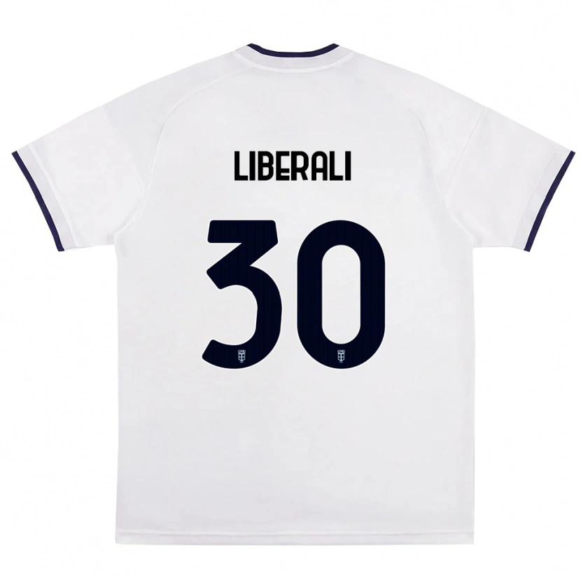 Danxen Men Mattia Liberali #30 White Red Royal Blue Away Jersey 2026/27 T-Shirt