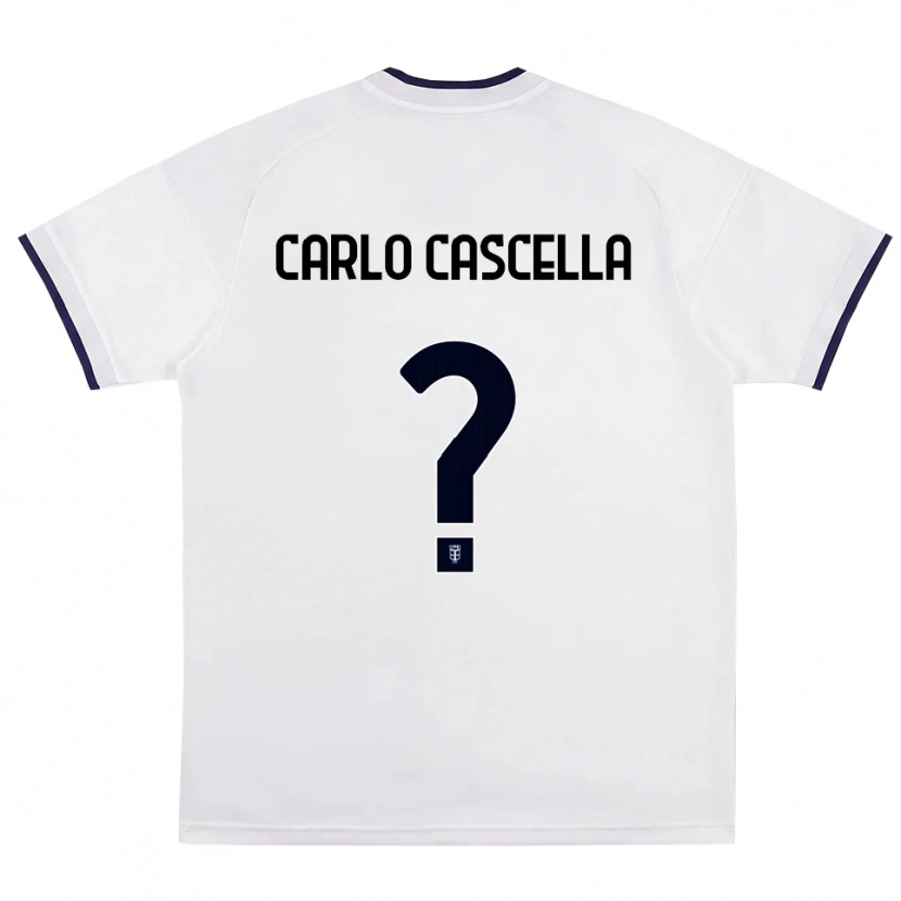 Danxen Men William Carlo Cascella #0 White Red Royal Blue Away Jersey 2026/27 T-Shirt