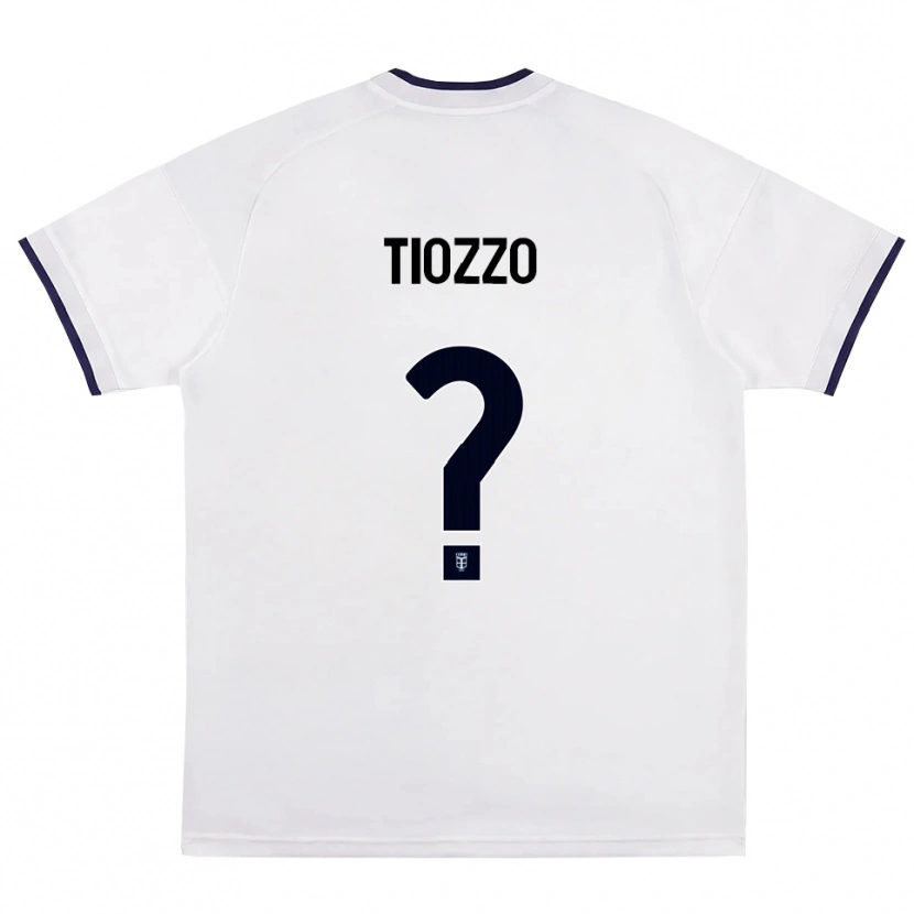 Danxen Men Leonardo Tiozzo #0 White Red Royal Blue Away Jersey 2026/27 T-Shirt