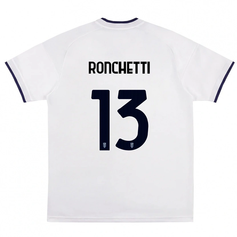 Danxen Men Fabio Ronchetti #13 White Red Royal Blue Away Jersey 2026/27 T-Shirt