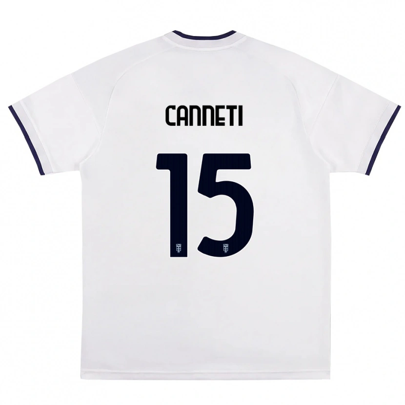 Danxen Men Iacopo Canneti #15 White Red Royal Blue Away Jersey 2026/27 T-Shirt