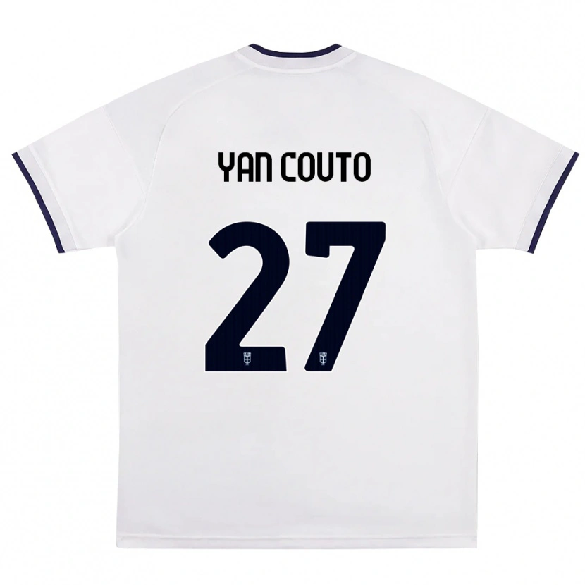 Danxen Men Yan Couto #27 White Red Royal Blue Away Jersey 2026/27 T-Shirt