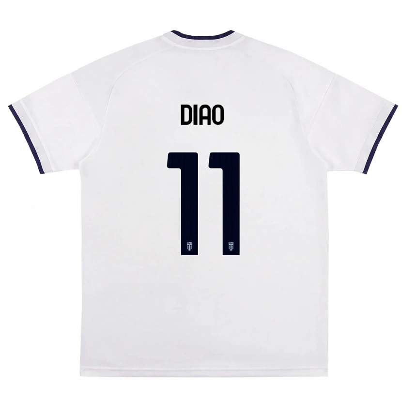 Danxen Men Assane Diao #11 White Red Royal Blue Away Jersey 2026/27 T-Shirt