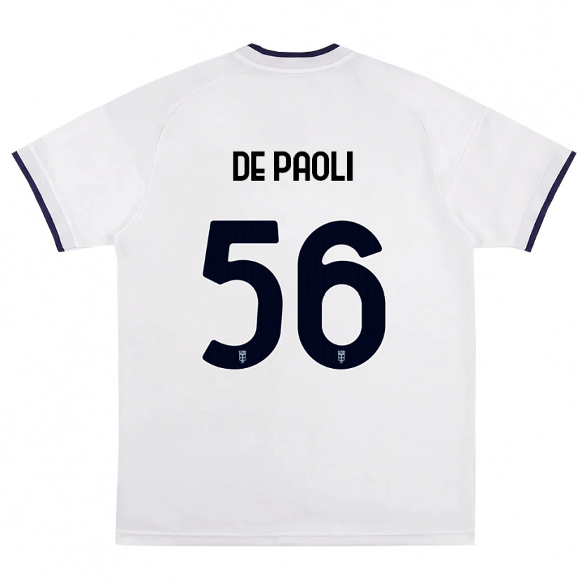 Danxen Men Cristiano De Paoli #56 White Red Royal Blue Away Jersey 2026/27 T-Shirt