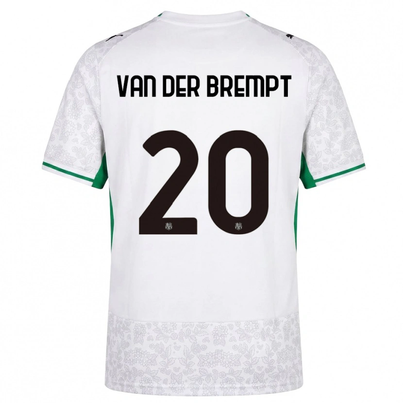 Danxen Men Ignace Van Der Brempt #20 White Black Green Away Jersey 2026/27 T-Shirt