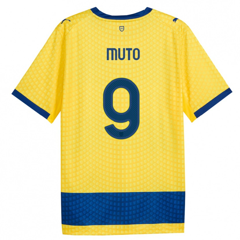 Danxen Men Andrea Muto #9 Yellow Blue Black Away Jersey 2026/27 T-Shirt