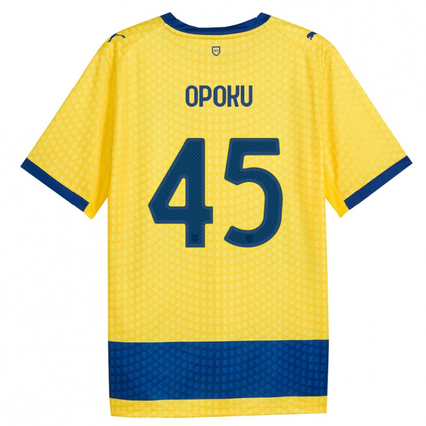 Danxen Men Mama Opoku #45 Yellow Blue Black Away Jersey 2026/27 T-Shirt