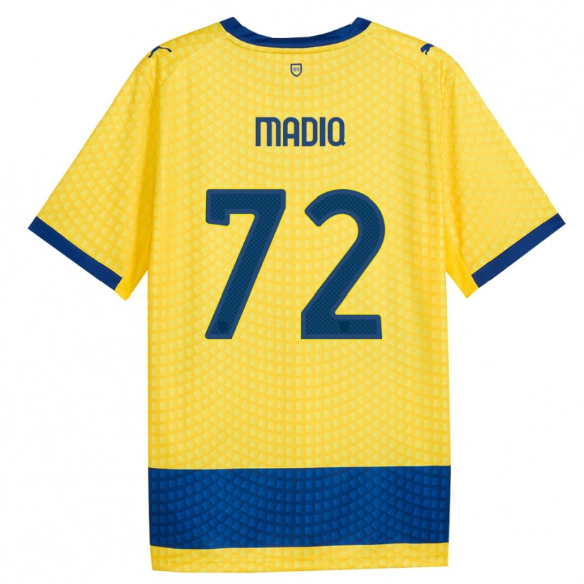 Danxen Men Abdelaziz Madiq #72 Yellow Blue Black Away Jersey 2026/27 T-Shirt