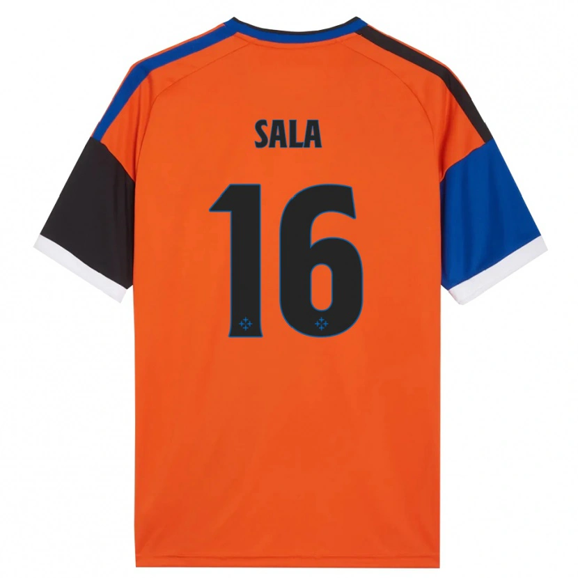 Danxen Men Mattia Sala #16 Orange Blue Black White Away Jersey 2026/27 T-Shirt