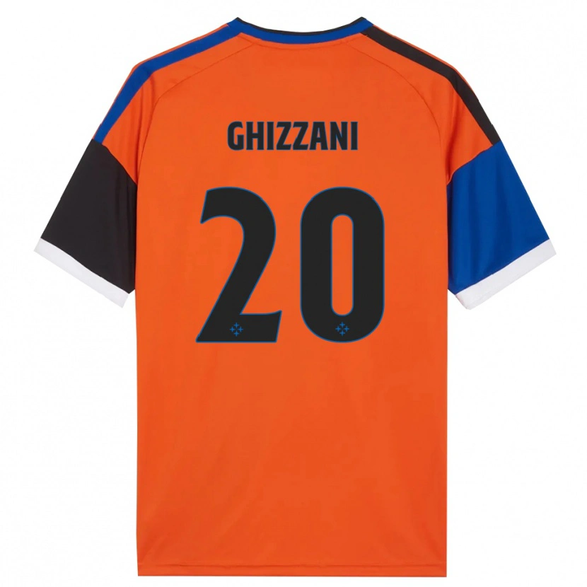 Danxen Men Lapo Ghizzani #20 Orange Blue Black White Away Jersey 2026/27 T-Shirt