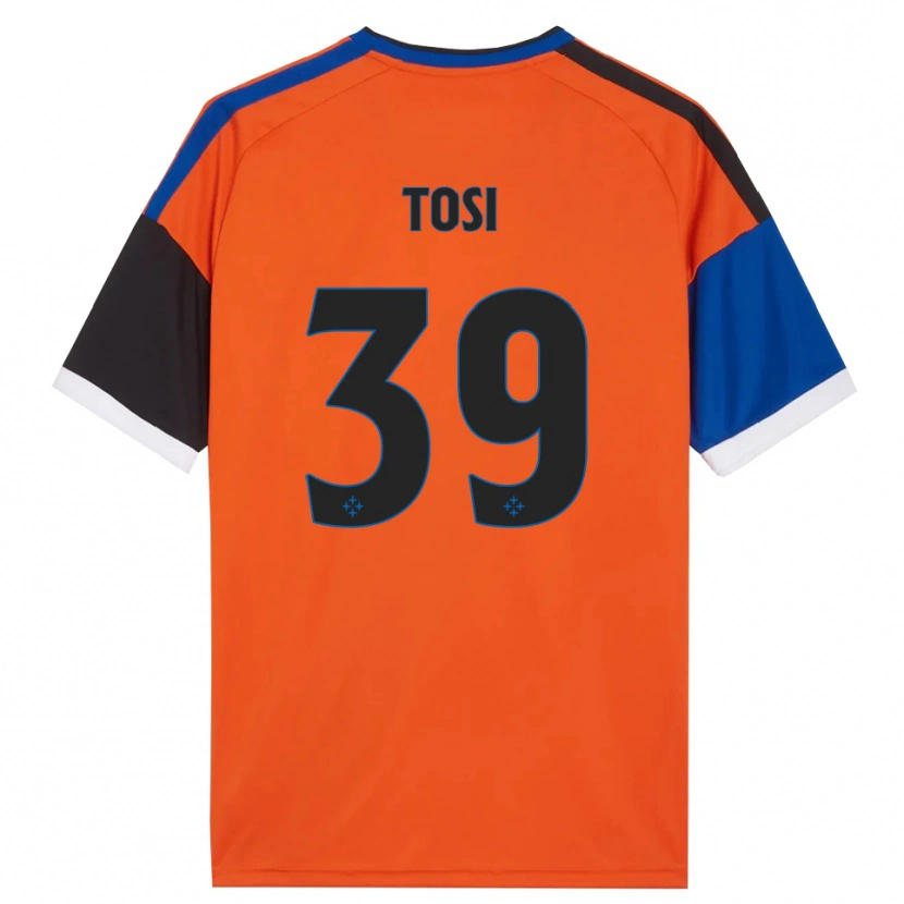 Danxen Men Lorenzo Tosi #39 Orange Blue Black White Away Jersey 2026/27 T-Shirt