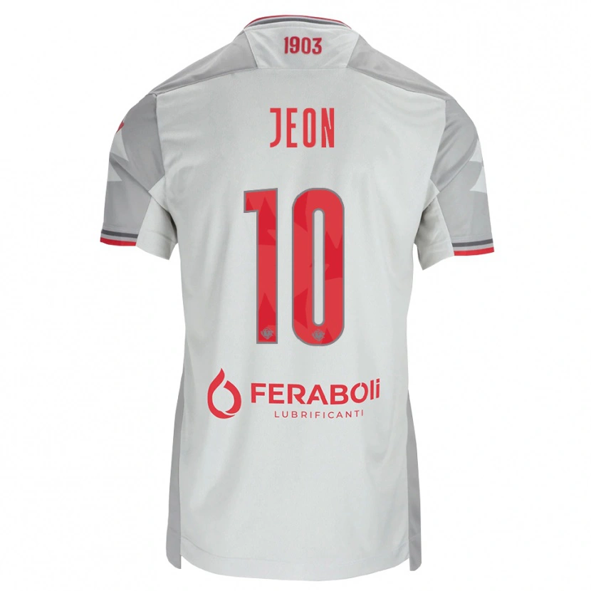 Danxen Men Joseph Jeon #10 Grey White Red Away Jersey 2026/27 T-Shirt