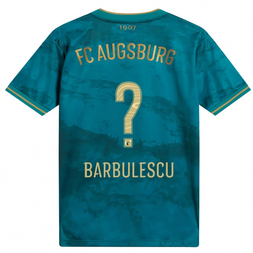 Danxen Men Luca Bărbulescu #0 Green Brown Away Jersey 2026/27 T-Shirt