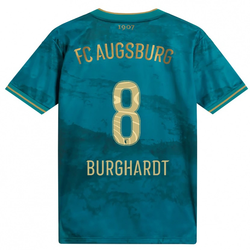 Danxen Men Kilian Burghardt #8 Green Brown Away Jersey 2026/27 T-Shirt