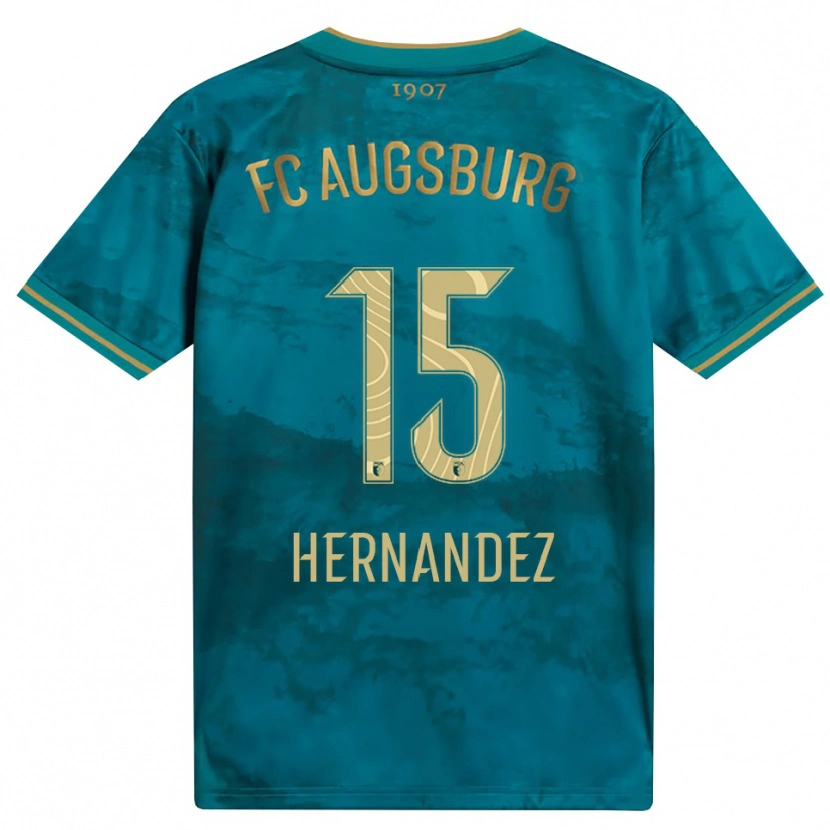 Danxen Men Saidu Hernandez #15 Green Brown Away Jersey 2026/27 T-Shirt