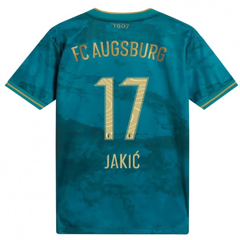 Danxen Men Kristijan Jakic #17 Green Brown Away Jersey 2026/27 T-Shirt