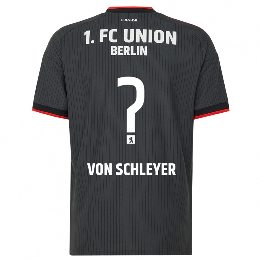 Danxen Men Leopold Von Schleyer #0 Black White Red Away Jersey 2026/27 T-Shirt