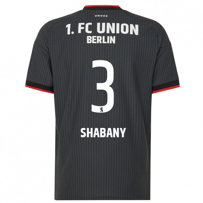 Danxen Men Alec Shabany #3 Black White Red Away Jersey 2026/27 T-Shirt