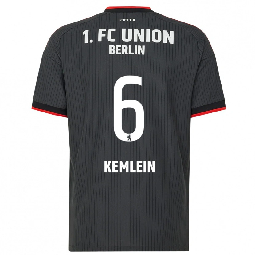 Danxen Men Aljoscha Kemlein #6 Black White Red Away Jersey 2026/27 T-Shirt
