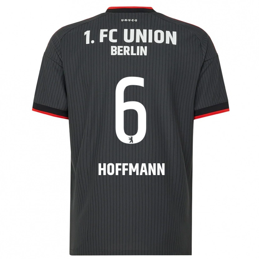 Danxen Men Finn Hoffmann #6 Black White Red Away Jersey 2026/27 T-Shirt