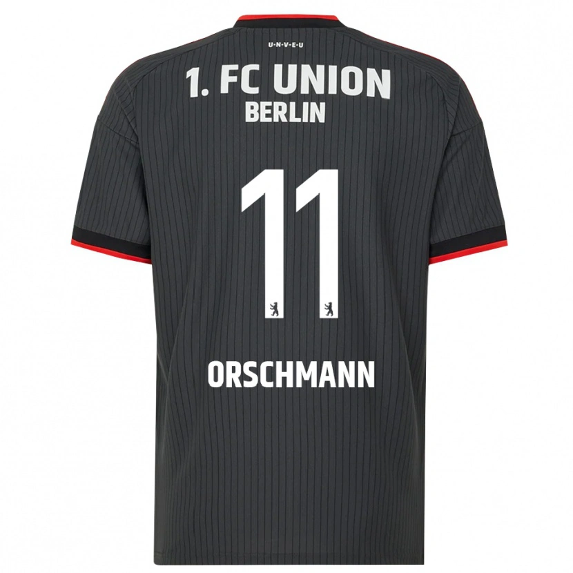 Danxen Men Dina Orschmann #11 Black White Red Away Jersey 2026/27 T-Shirt