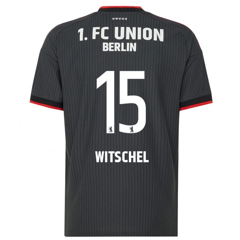 Danxen Men Maxim Witschel #15 Black White Red Away Jersey 2026/27 T-Shirt