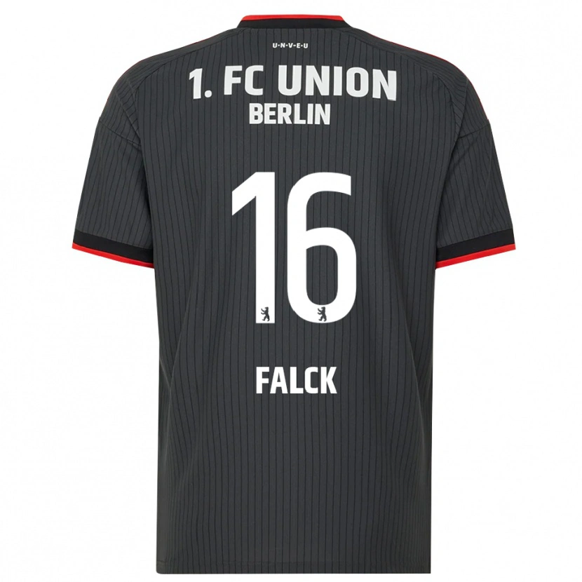 Danxen Men Johan Falck #16 Black White Red Away Jersey 2026/27 T-Shirt