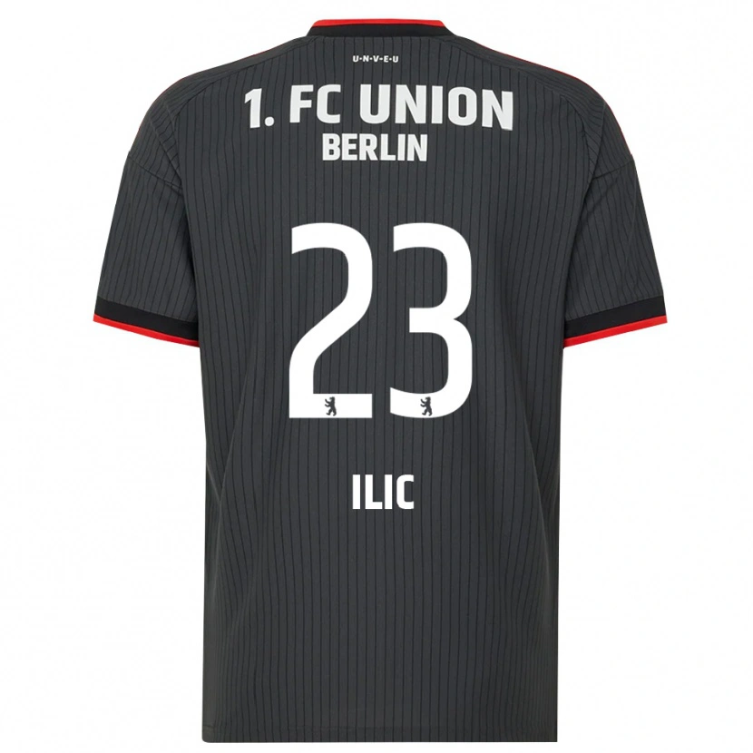 Danxen Men Andrej Ilic #23 Black White Red Away Jersey 2026/27 T-Shirt