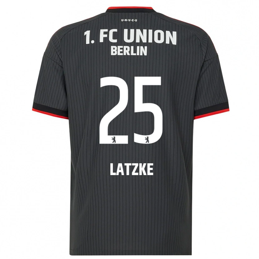 Danxen Men Jannes Latzke #25 Black White Red Away Jersey 2026/27 T-Shirt