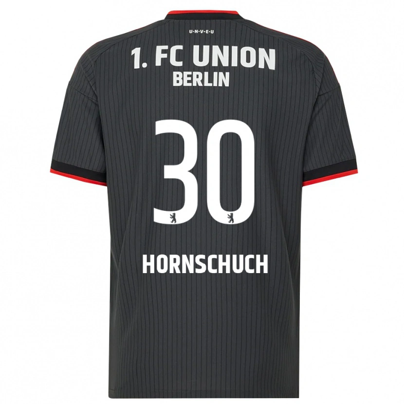 Danxen Men Sarah Hornschuch #30 Black White Red Away Jersey 2026/27 T-Shirt