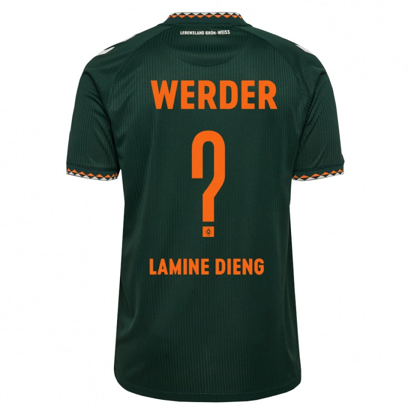 Danxen Men Mamadou Lamine Dieng #0 Dark Green Orange White Away Jersey 2026/27 T-Shirt