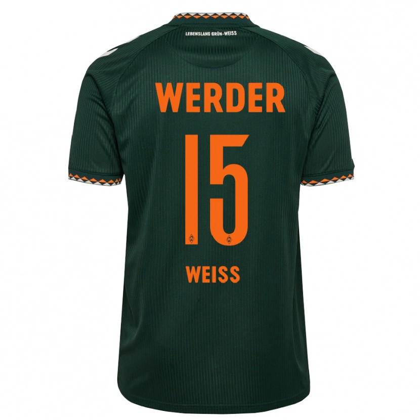 Danxen Men Michelle Weiß #15 Dark Green Orange White Away Jersey 2026/27 T-Shirt