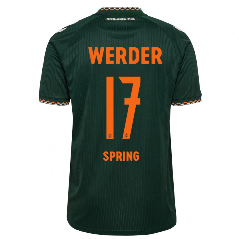 Danxen Men Ole Spring #17 Dark Green Orange White Away Jersey 2026/27 T-Shirt
