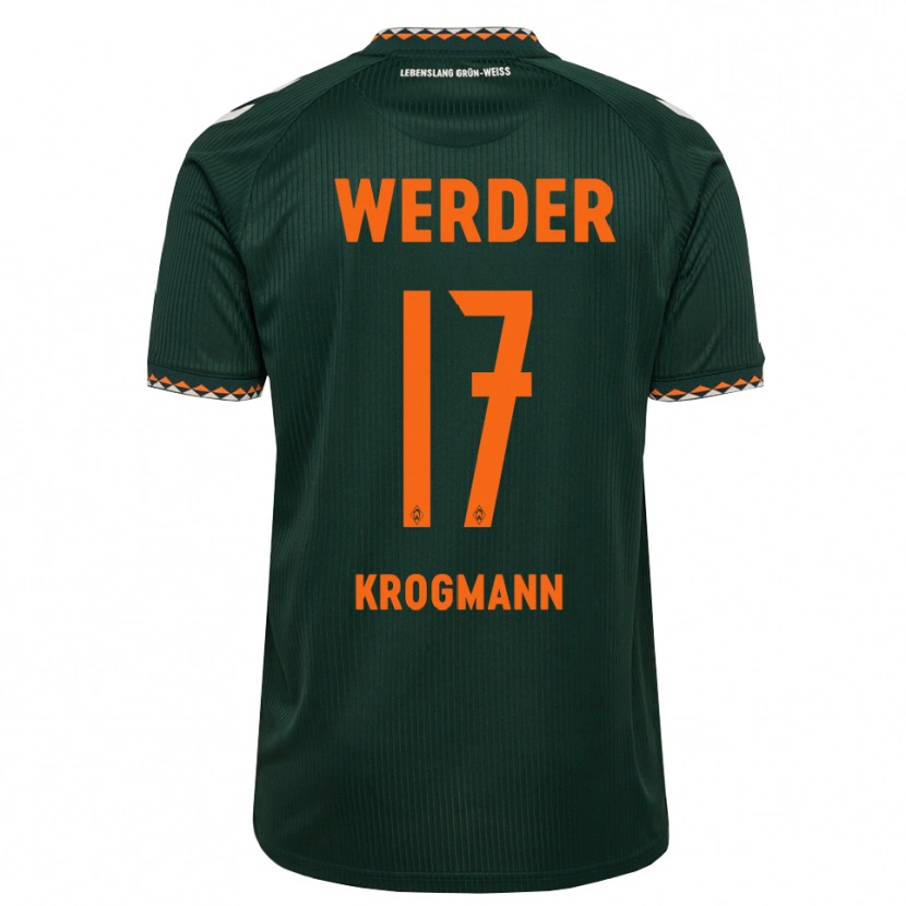Danxen Men Avid Krogmann #17 Dark Green Orange White Away Jersey 2026/27 T-Shirt
