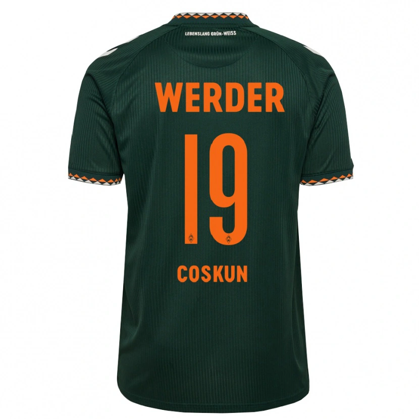 Danxen Men Boran-Firat Coskun #19 Dark Green Orange White Away Jersey 2026/27 T-Shirt