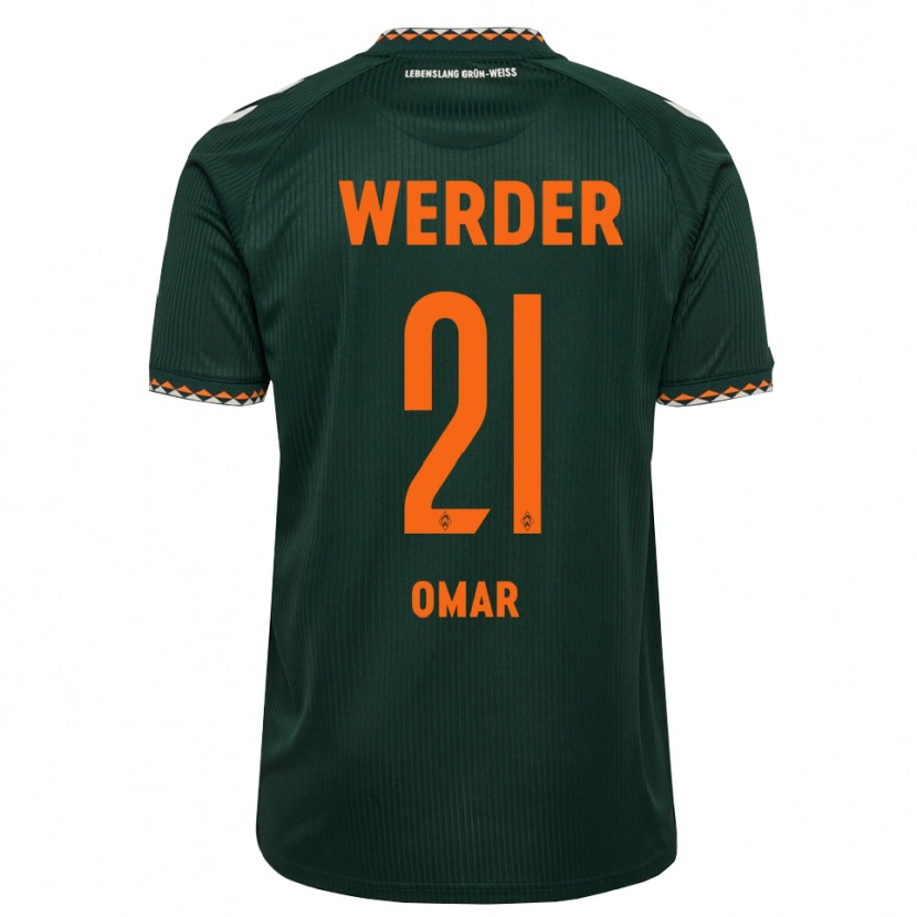 Danxen Men Jan Omar #21 Dark Green Orange White Away Jersey 2026/27 T-Shirt