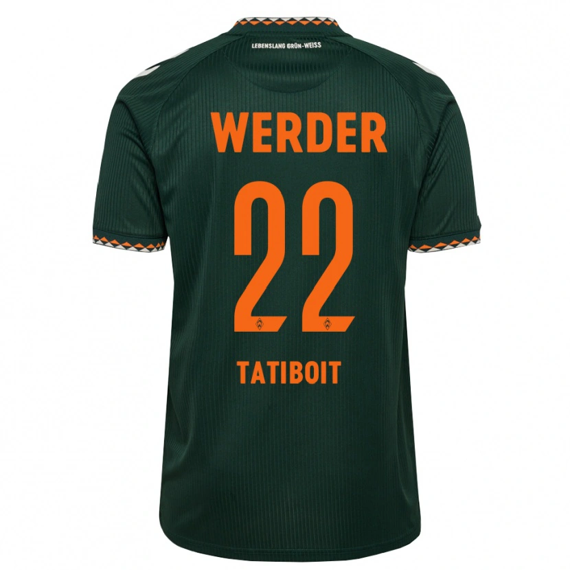 Danxen Men Kieran Tatiboit #22 Dark Green Orange White Away Jersey 2026/27 T-Shirt