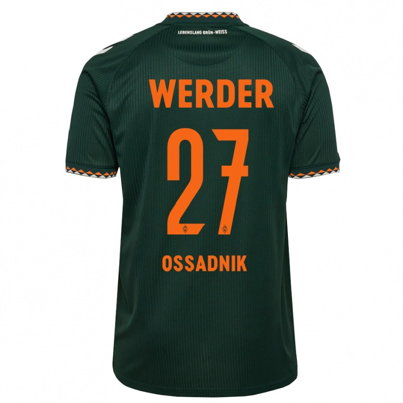 Danxen Men Jannes Ossadnik #27 Dark Green Orange White Away Jersey 2026/27 T-Shirt