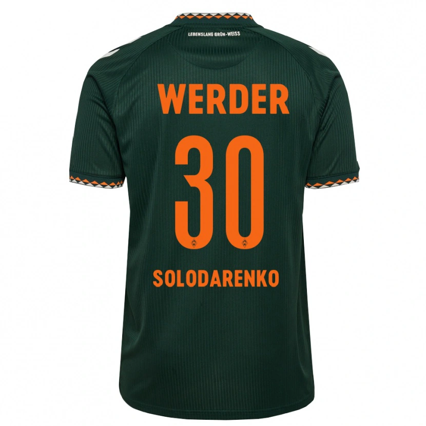 Danxen Men Timofiy Solodarenko #30 Dark Green Orange White Away Jersey 2026/27 T-Shirt