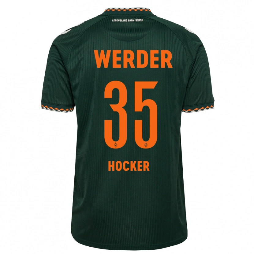 Danxen Men Luca Höcker #35 Dark Green Orange White Away Jersey 2026/27 T-Shirt