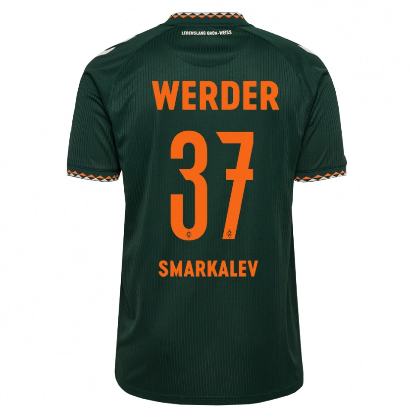 Danxen Men Stefan Smarkalev #37 Dark Green Orange White Away Jersey 2026/27 T-Shirt