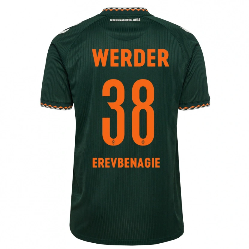 Danxen Men Paul Erevbenagie #38 Dark Green Orange White Away Jersey 2026/27 T-Shirt