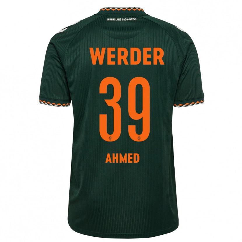 Danxen Men Abdelhamid Ahmed #39 Dark Green Orange White Away Jersey 2026/27 T-Shirt