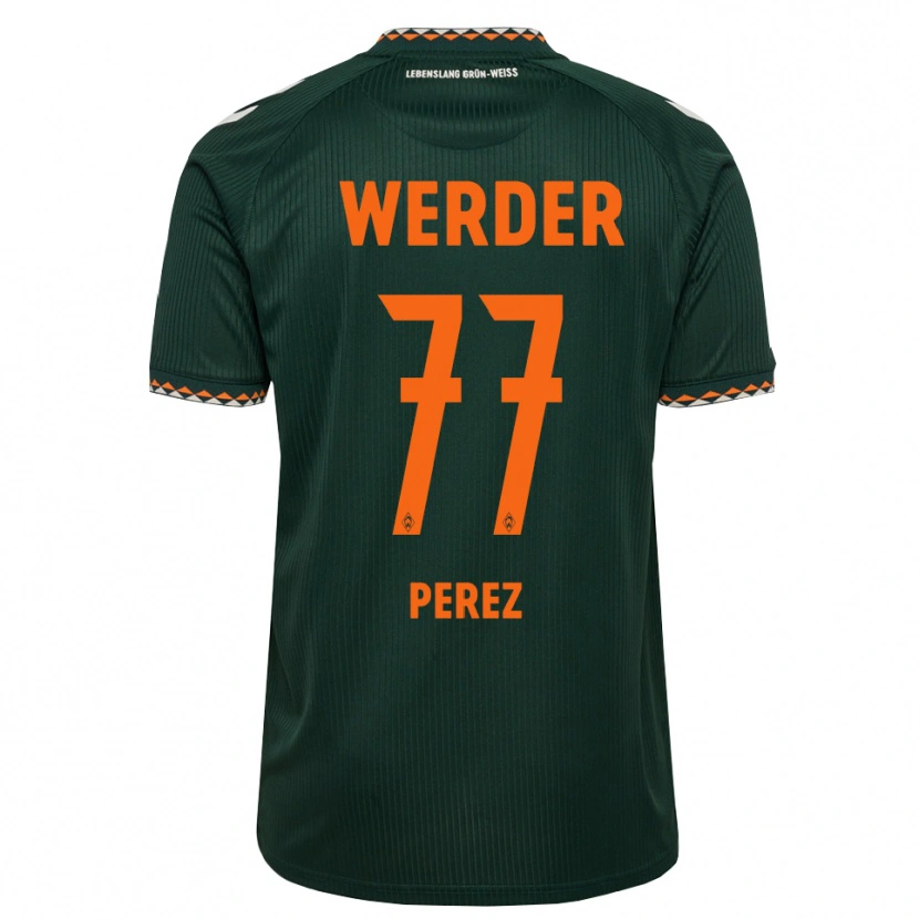 Danxen Men Catalina Pérez Jaramillo #77 Dark Green Orange White Away Jersey 2026/27 T-Shirt