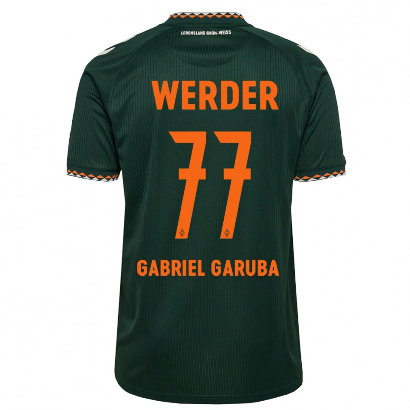 Danxen Men Najib Gabriel Garuba #77 Dark Green Orange White Away Jersey 2026/27 T-Shirt