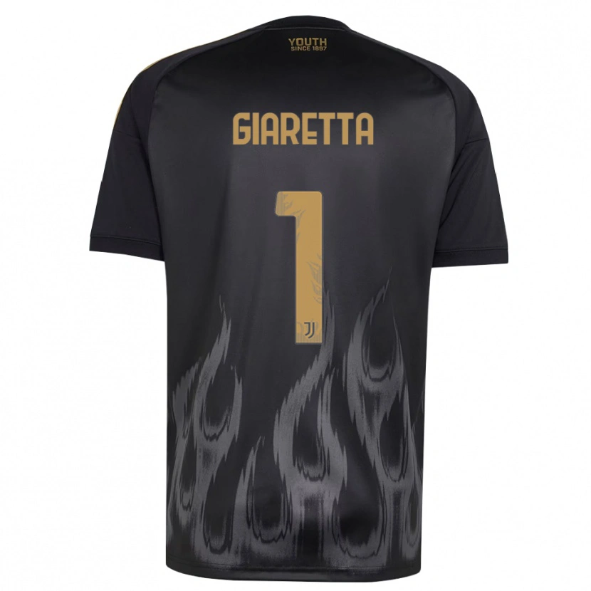 Danxen Men Emanuele Giaretta #1 Black Brown Third Jersey 2026/27 T-Shirt