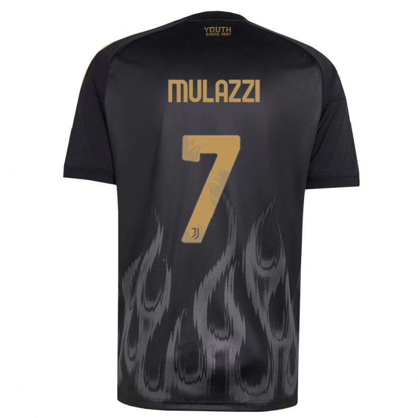 Danxen Men Gabriele Mulazzi #7 Black Brown Third Jersey 2026/27 T-Shirt