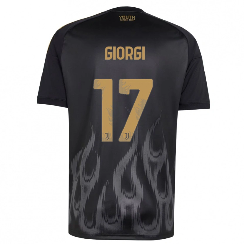 Danxen Men Lorenzo Giorgi #17 Black Brown Third Jersey 2026/27 T-Shirt